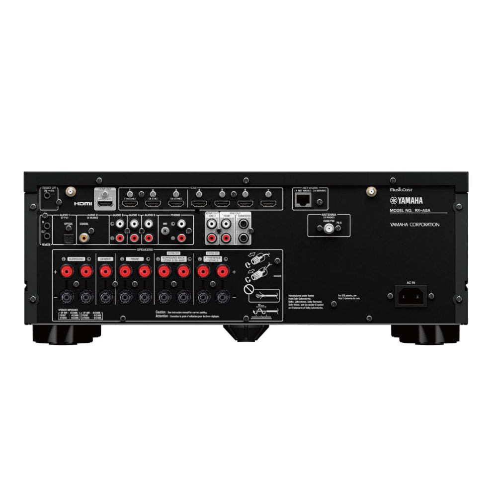 Yamaha AV RX-A2A — Vista posteriore